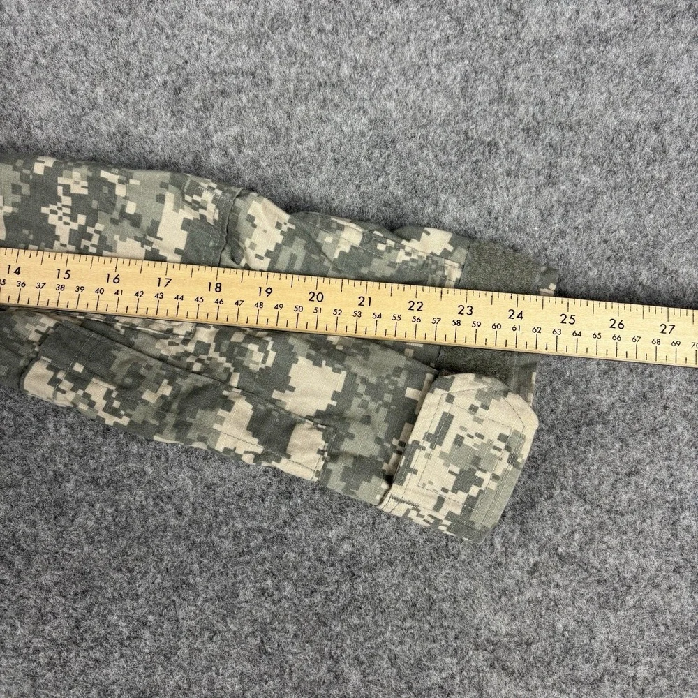 Army Combat Jacket Medium Regular Digital Camo Ripstop Uniform Military Full Zip